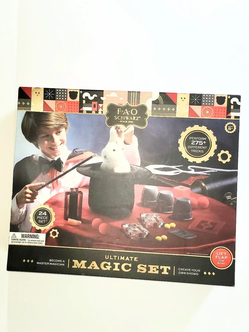 NIB FAO Schwarz Ultimate Magic Set 24 Piece Kit 275 Magic Tricks